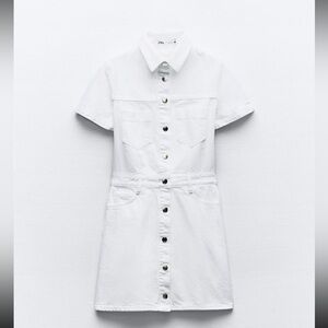 NWOT zara Denim Mini Dress